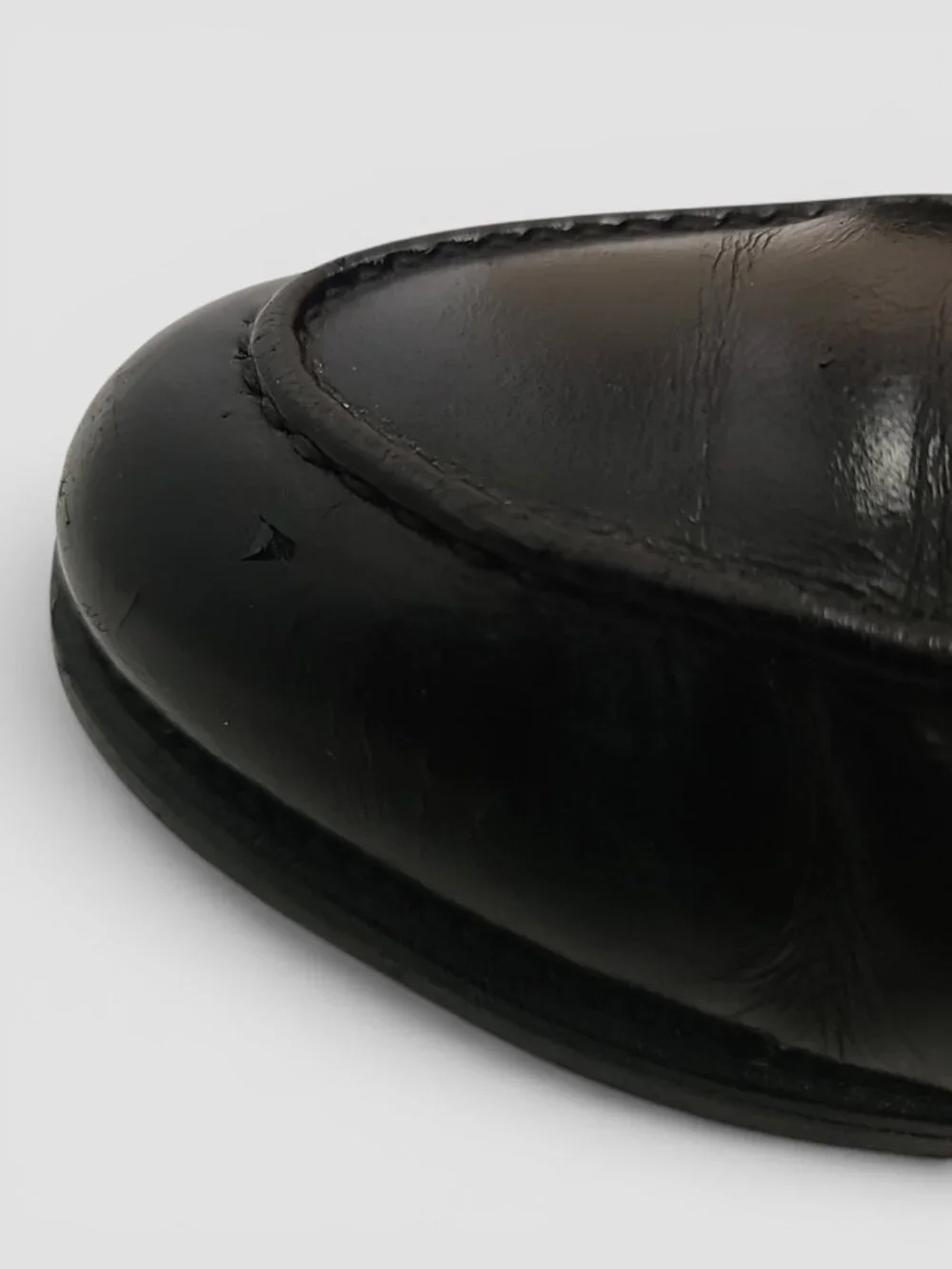 Allen Edmonds Black Leather Slip On Loafers 9 D